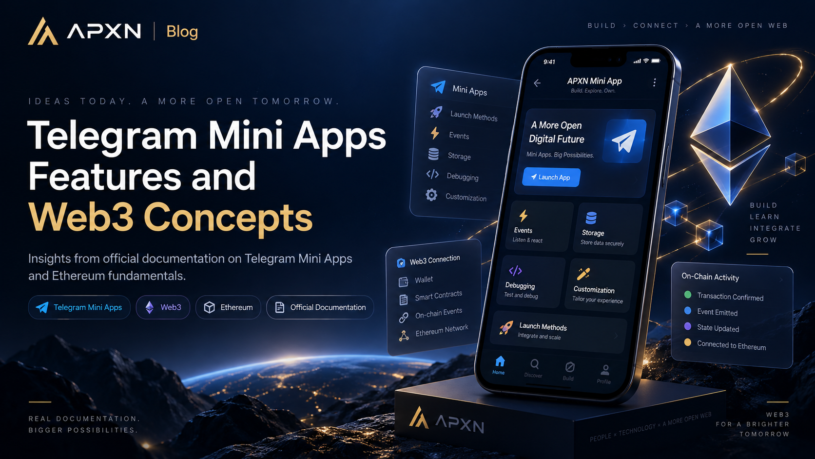 Telegram Mini Apps Features and Web3 Concepts from Official Documentation
